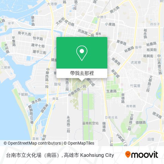 台南市立火化場（南區）地圖