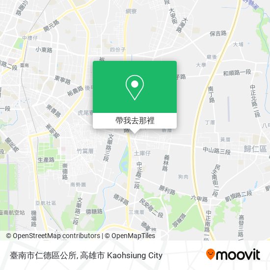 臺南市仁德區公所地圖