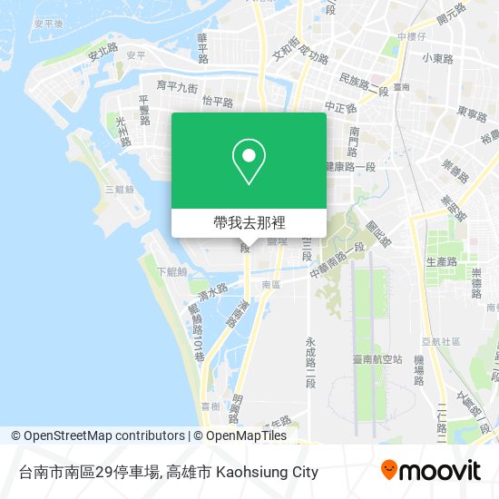 台南市南區29停車場地圖