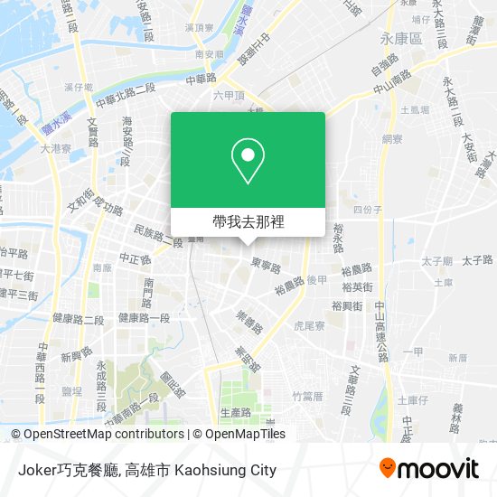 Joker巧克餐廳地圖