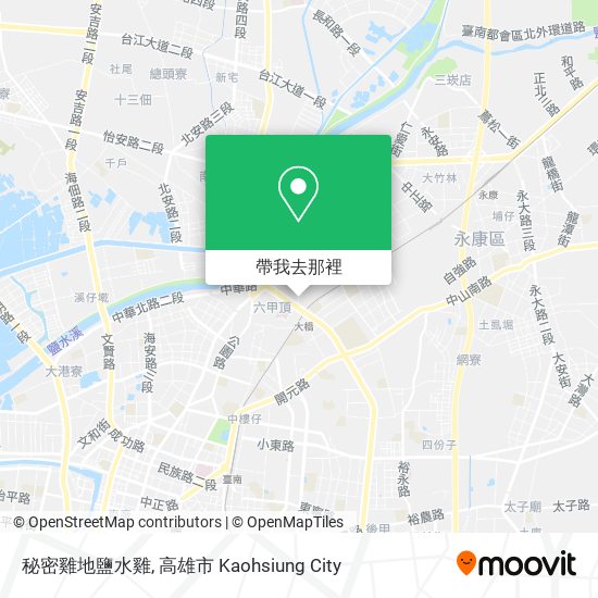 秘密雞地鹽水雞地圖