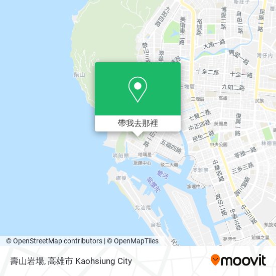 壽山岩場地圖