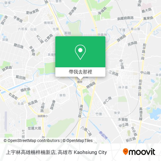 上宇林高雄楠梓楠新店地圖