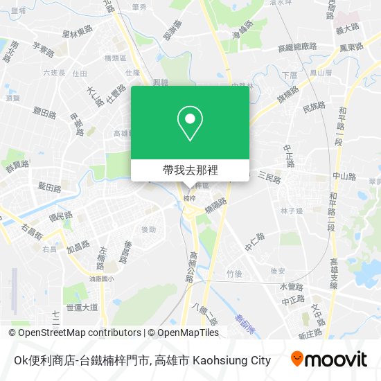 Ok便利商店-台鐵楠梓門市地圖