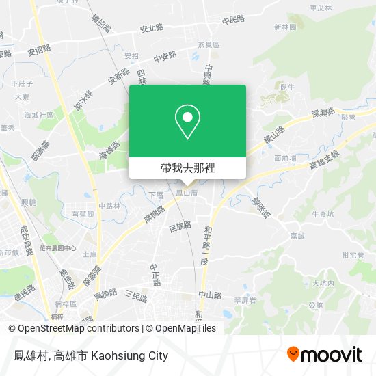 鳳雄村地圖