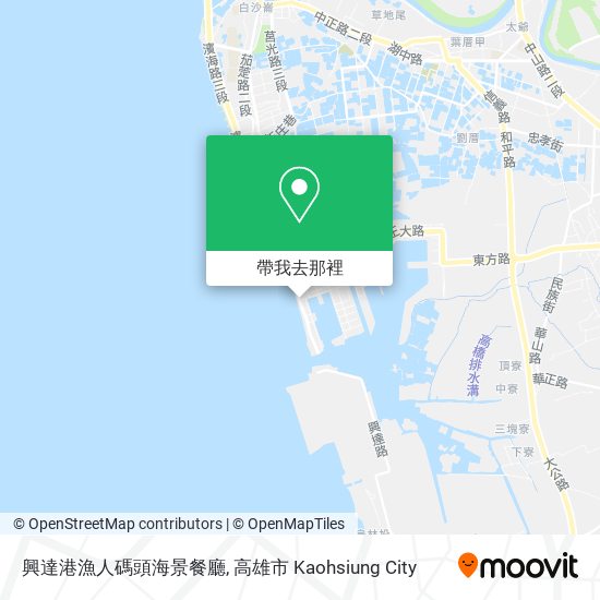 興達港漁人碼頭海景餐廳地圖