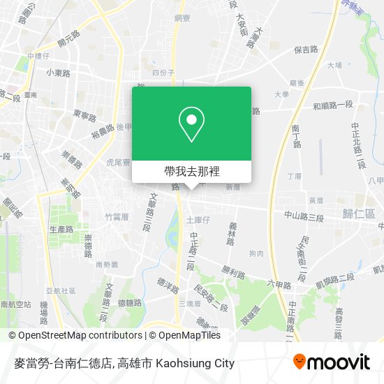 麥當勞-台南仁德店地圖