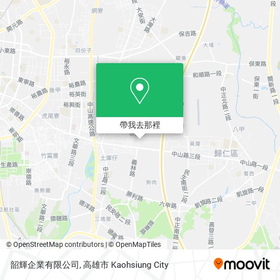 韶輝企業有限公司地圖