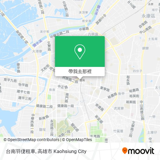 台南羽倢租車地圖