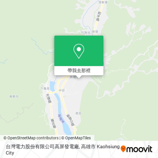 台灣電力股份有限公司高屏發電廠地圖