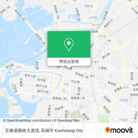 五條港藝術大遶境地圖