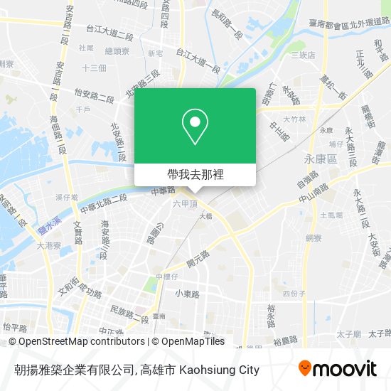 朝揚雅築企業有限公司地圖