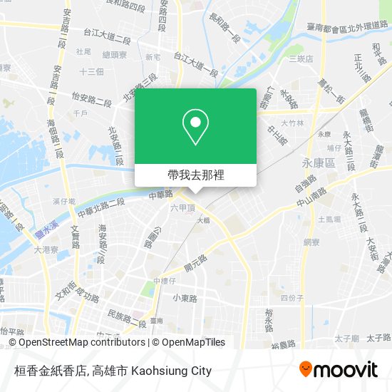 桓香金紙香店地圖