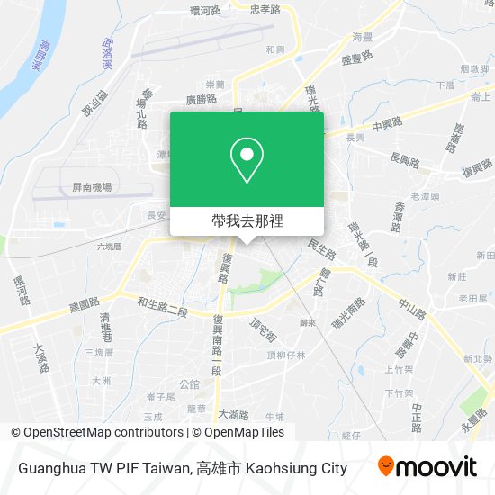 Guanghua TW PIF Taiwan地圖