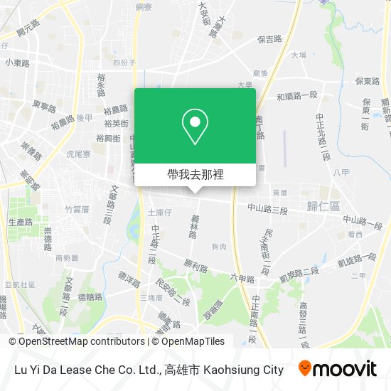 Lu Yi Da Lease Che Co. Ltd.地圖