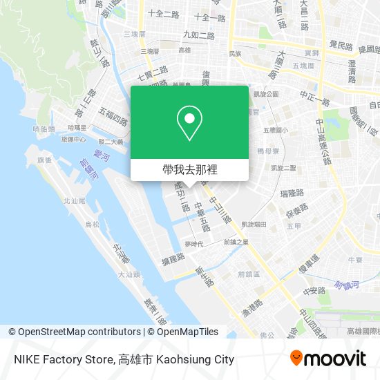 NIKE Factory Store地圖