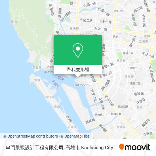 串門景觀設計工程有限公司地圖