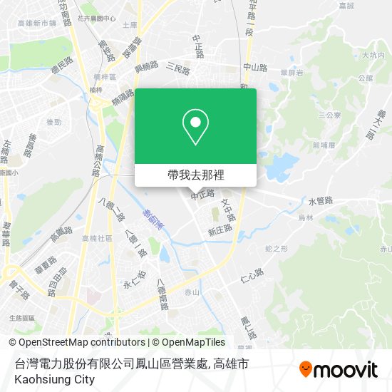 台灣電力股份有限公司鳳山區營業處地圖