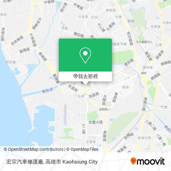 宏宗汽車修護廠地圖