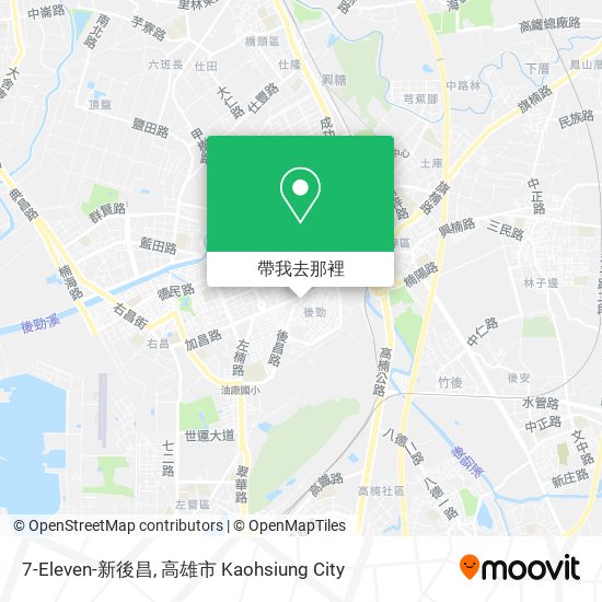 7-Eleven-新後昌地圖