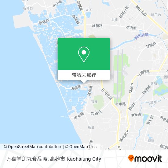 万嘉堂魚丸食品廠地圖