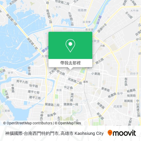 神腦國際-台南西門特約門市地圖