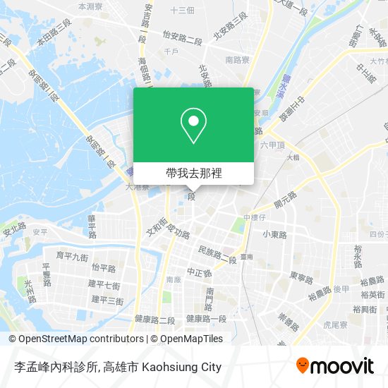 李孟峰內科診所地圖
