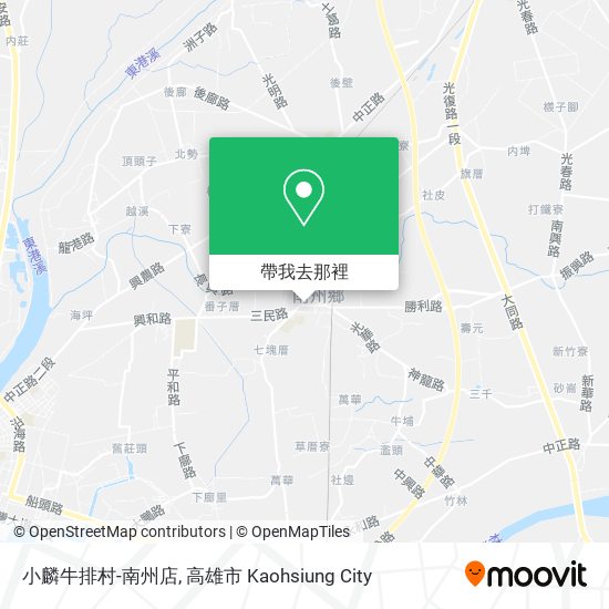 小麟牛排村-南州店地圖
