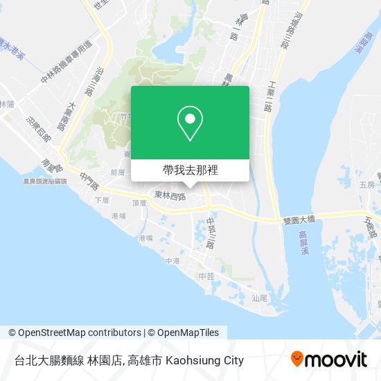 台北大腸麵線 林園店地圖