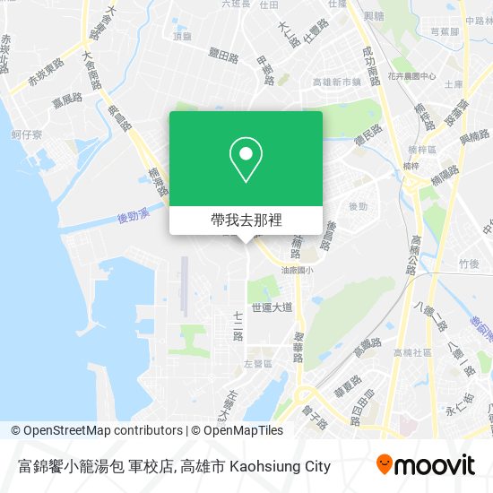 富錦饗小籠湯包 軍校店地圖