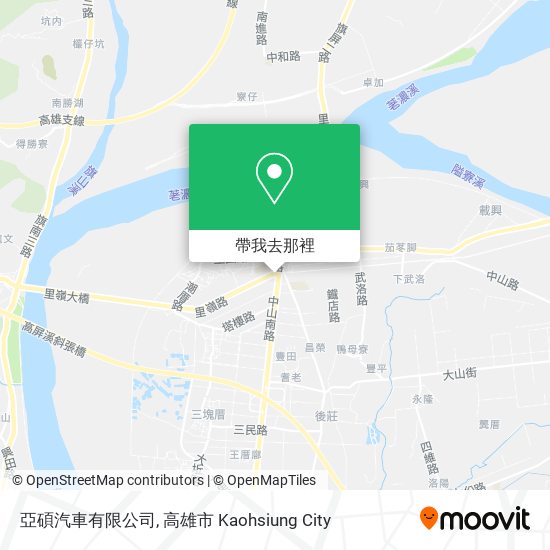 亞碩汽車有限公司地圖