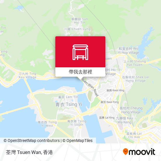 荃灣 Tsuen Wan地圖