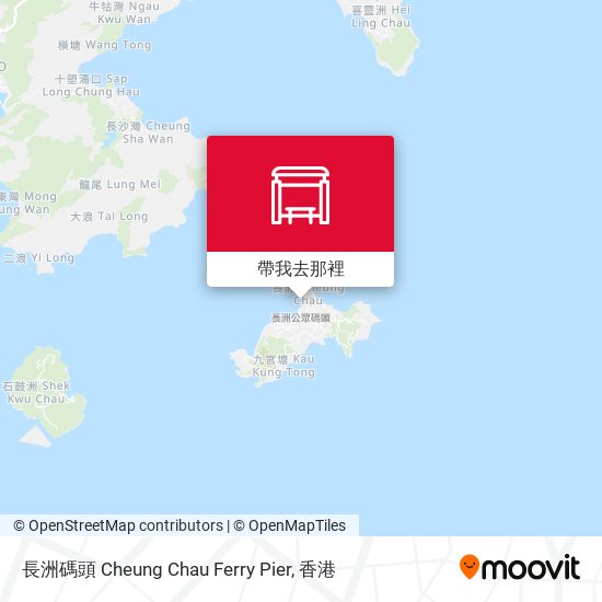 長洲碼頭 Cheung Chau Ferry Pier地圖