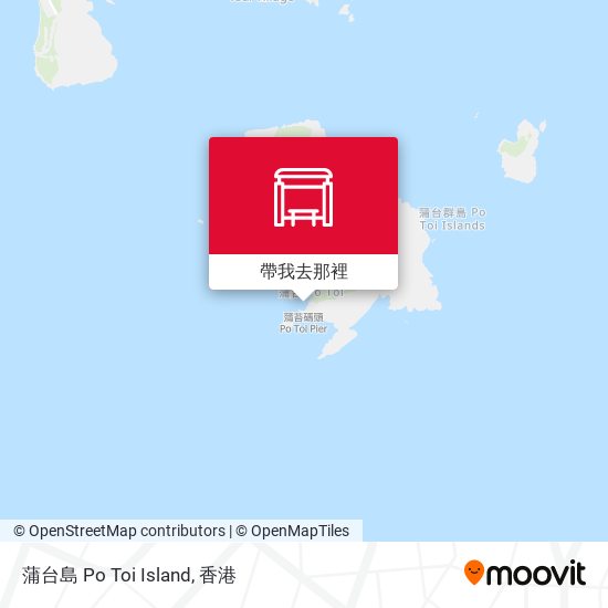 蒲台島 Po Toi Island地圖