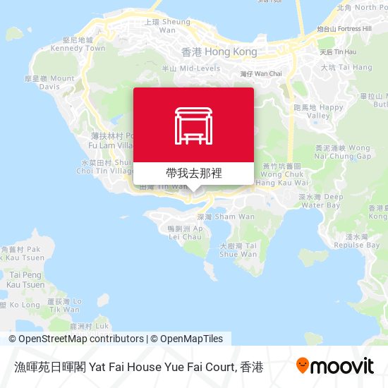 漁暉苑日暉閣 Yat Fai House Yue Fai Court地圖