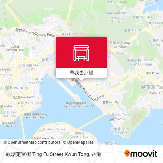 觀塘定富街 Ting Fu Street Kwun Tong地圖
