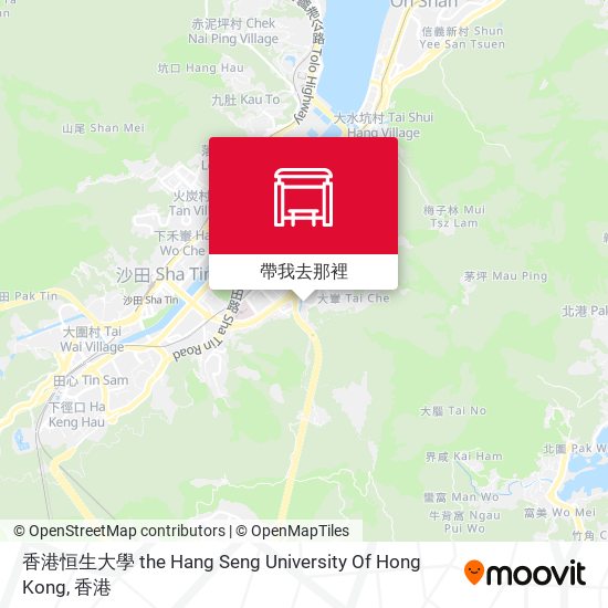 香港恒生大學 the Hang Seng University Of Hong Kong地圖