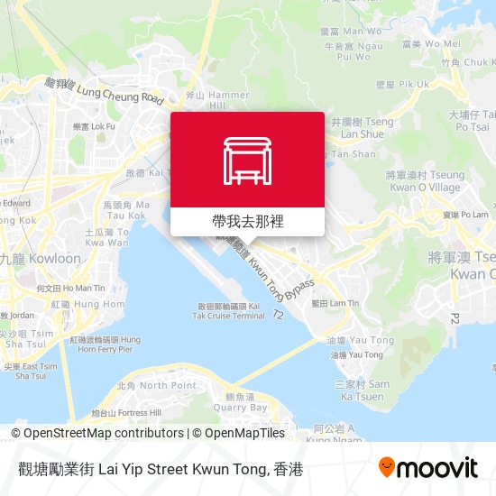 觀塘勵業街 Lai Yip Street Kwun Tong地圖