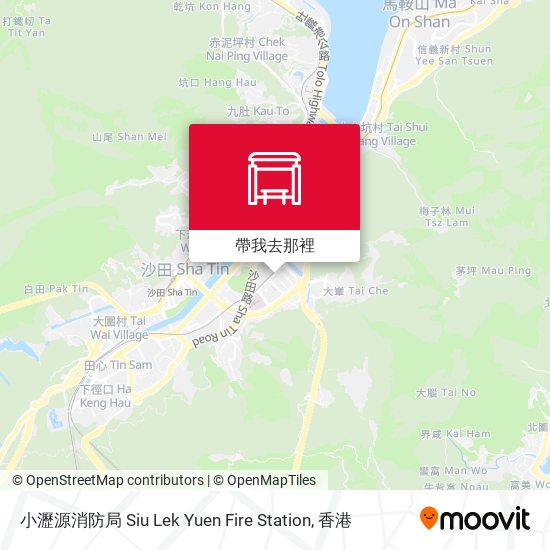 小瀝源消防局 Siu Lek Yuen Fire Station地圖