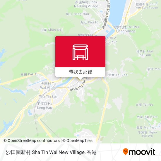 沙田圍新村 Sha Tin Wai New Village地圖