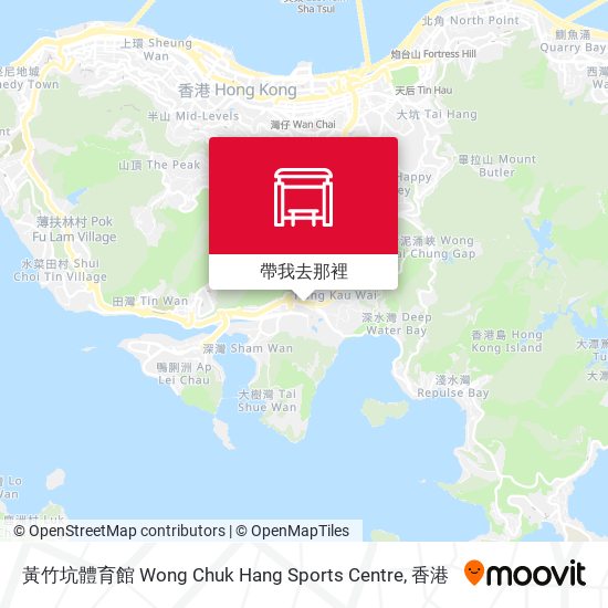 黃竹坑體育館 Wong Chuk Hang Sports Centre地圖
