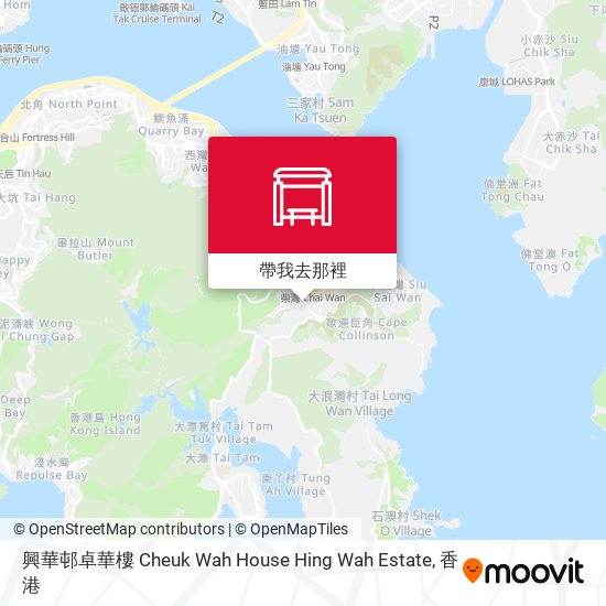 興華邨卓華樓 Cheuk Wah House Hing Wah Estate地圖