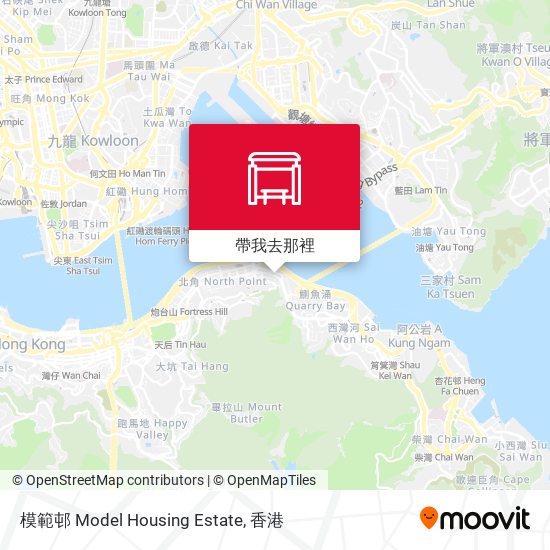 模範邨 Model Housing Estate地圖