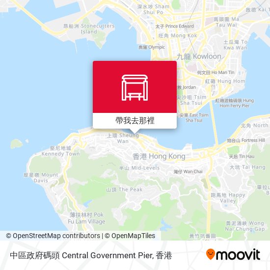 中區政府碼頭 Central Government Pier地圖