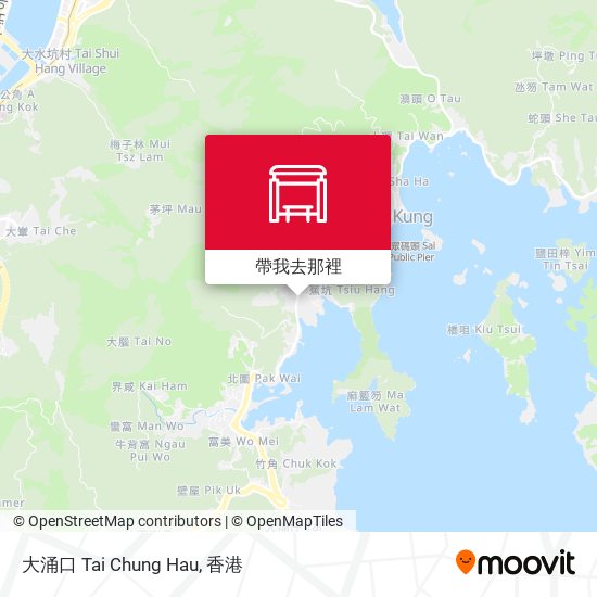 大涌口 Tai Chung Hau地圖