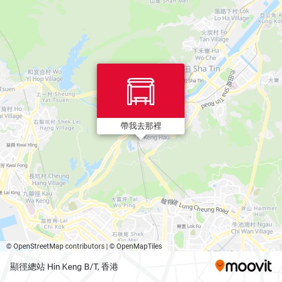 顯徑總站 Hin Keng B/T地圖