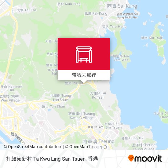 打鼓嶺新村 Ta Kwu Ling San Tsuen地圖