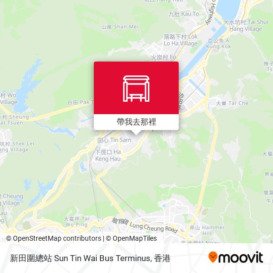 新田圍總站 Sun Tin Wai Bus Terminus地圖