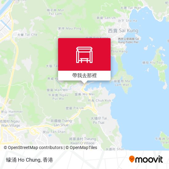 蠔涌 Ho Chung地圖