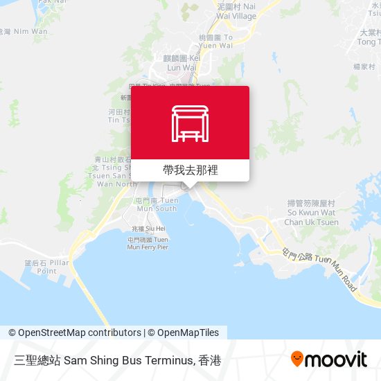 三聖總站 Sam Shing Bus Terminus地圖
